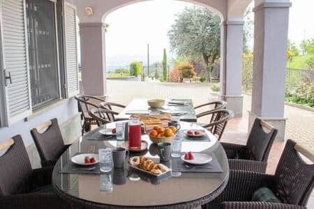 Zona pranzo all'aperto