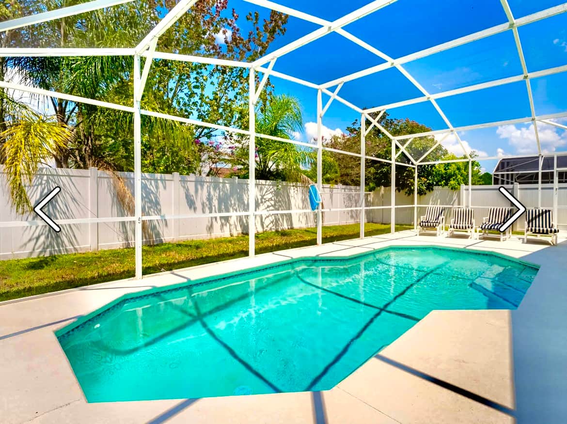 Very private pool