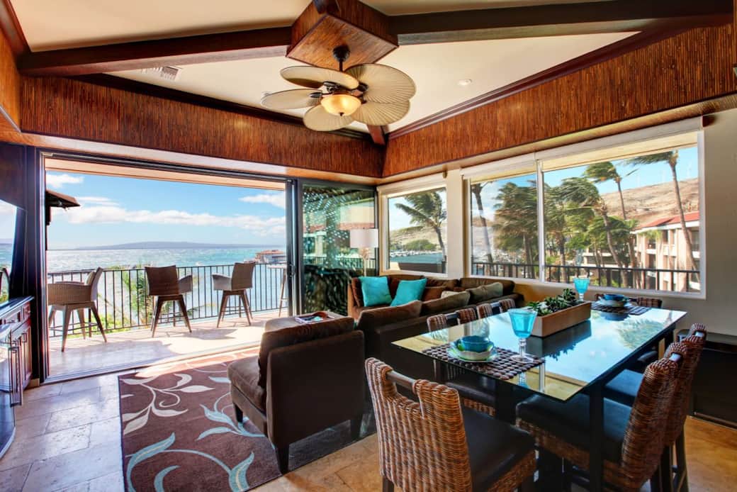 View from kitchen