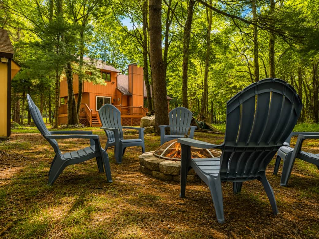Unwind outside among the pines