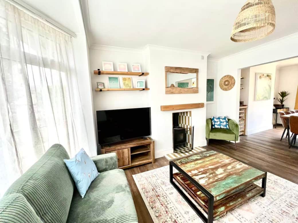 Living Room with Smart TV