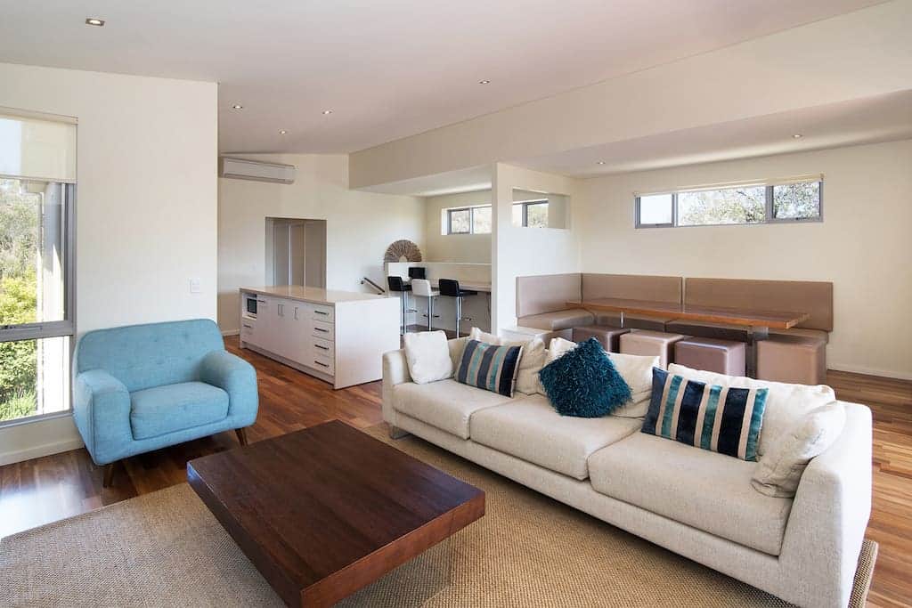 Living room (please note a new couch is at the home)