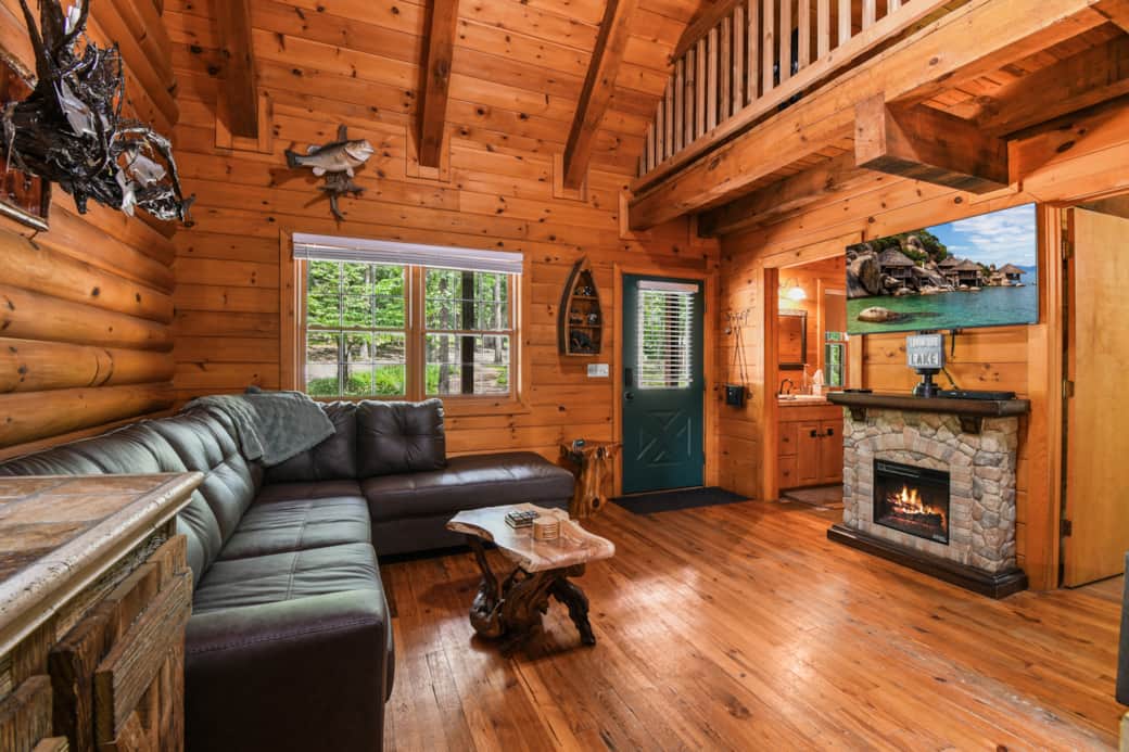 Fireplace for chilly nights!