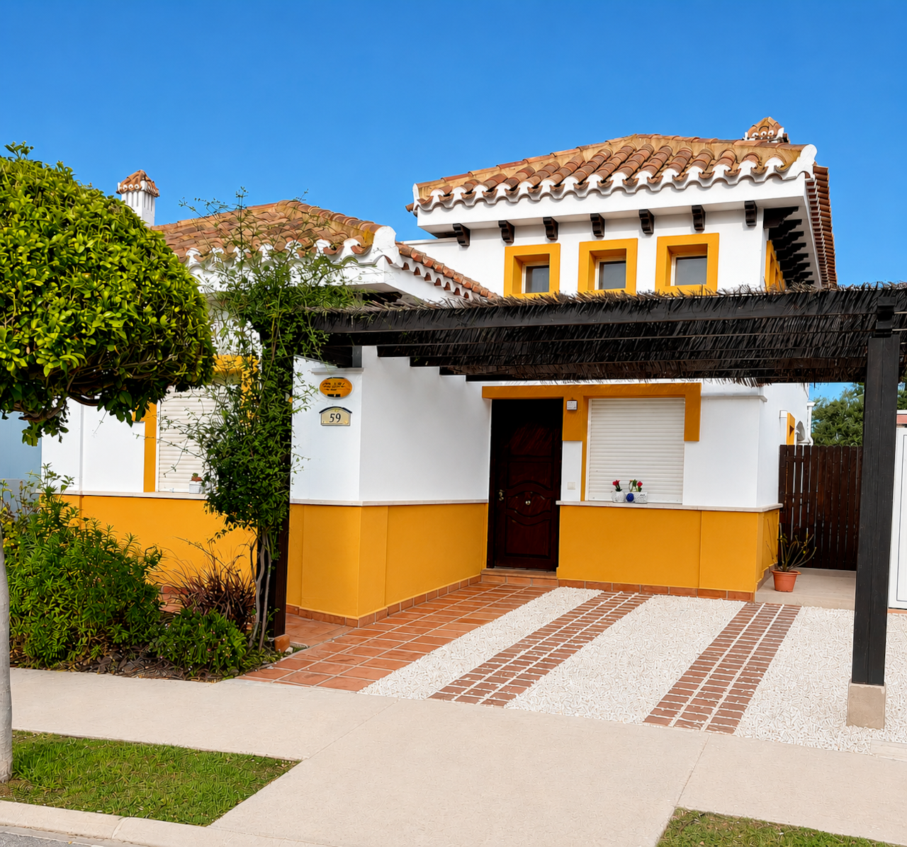 Front of villa - Villa Alegre, Mar Menor Golf