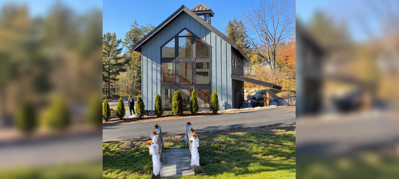 Autumn A-Frame Cabin Wedding Walkway.png