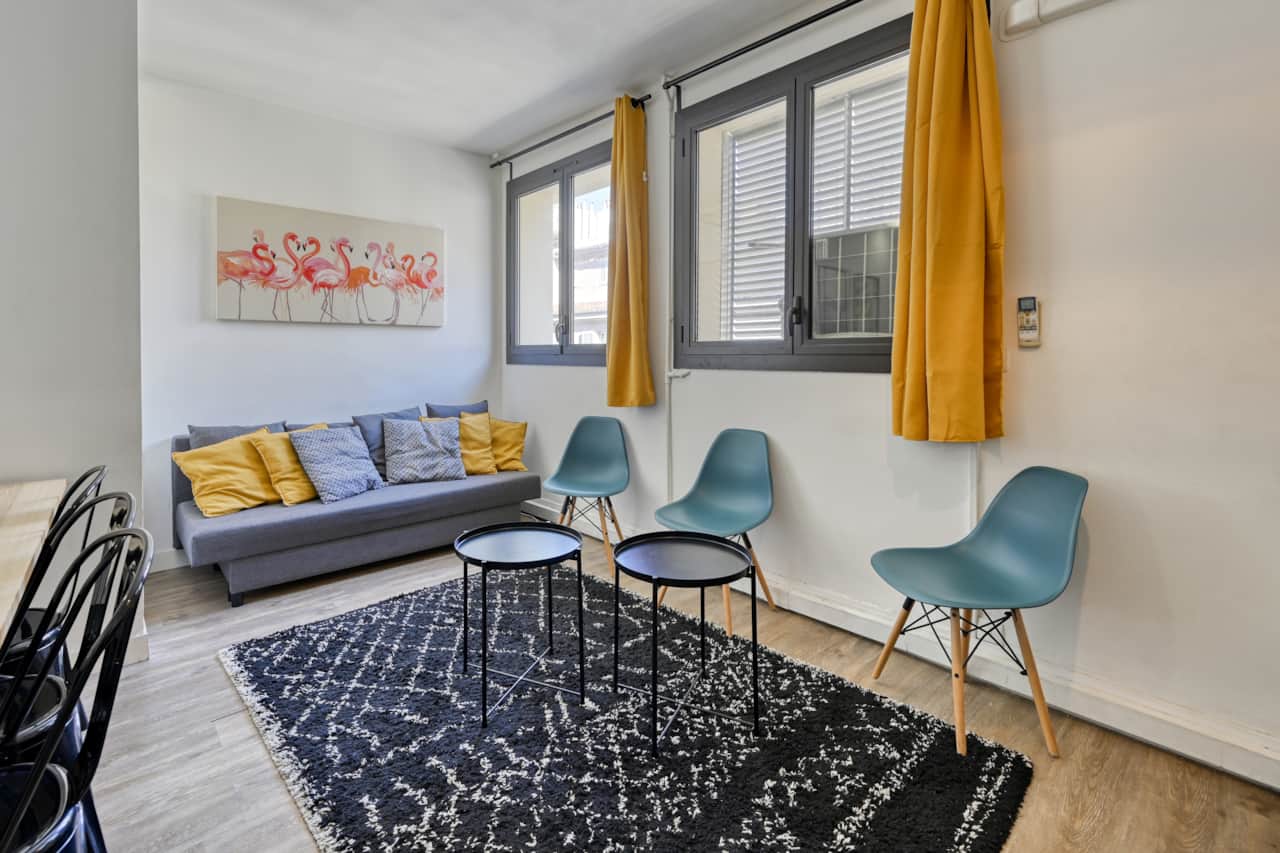 Salon avec canapé