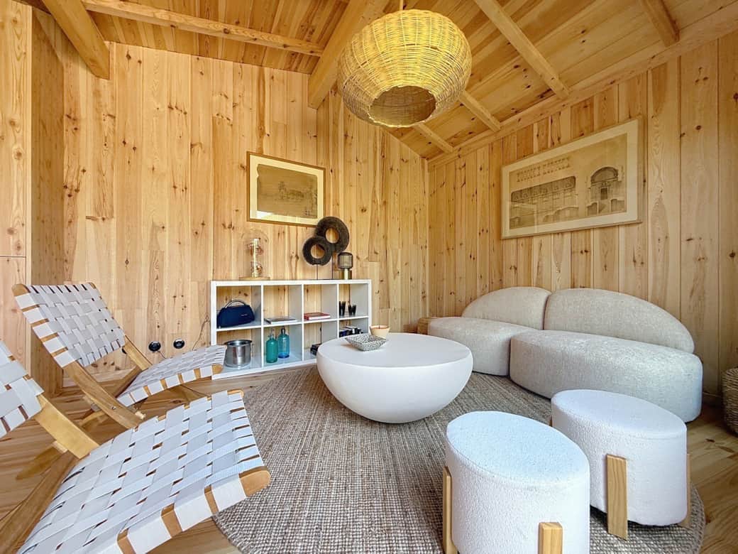 Salon vue de l'extérieur Salon vue de l'extérieur