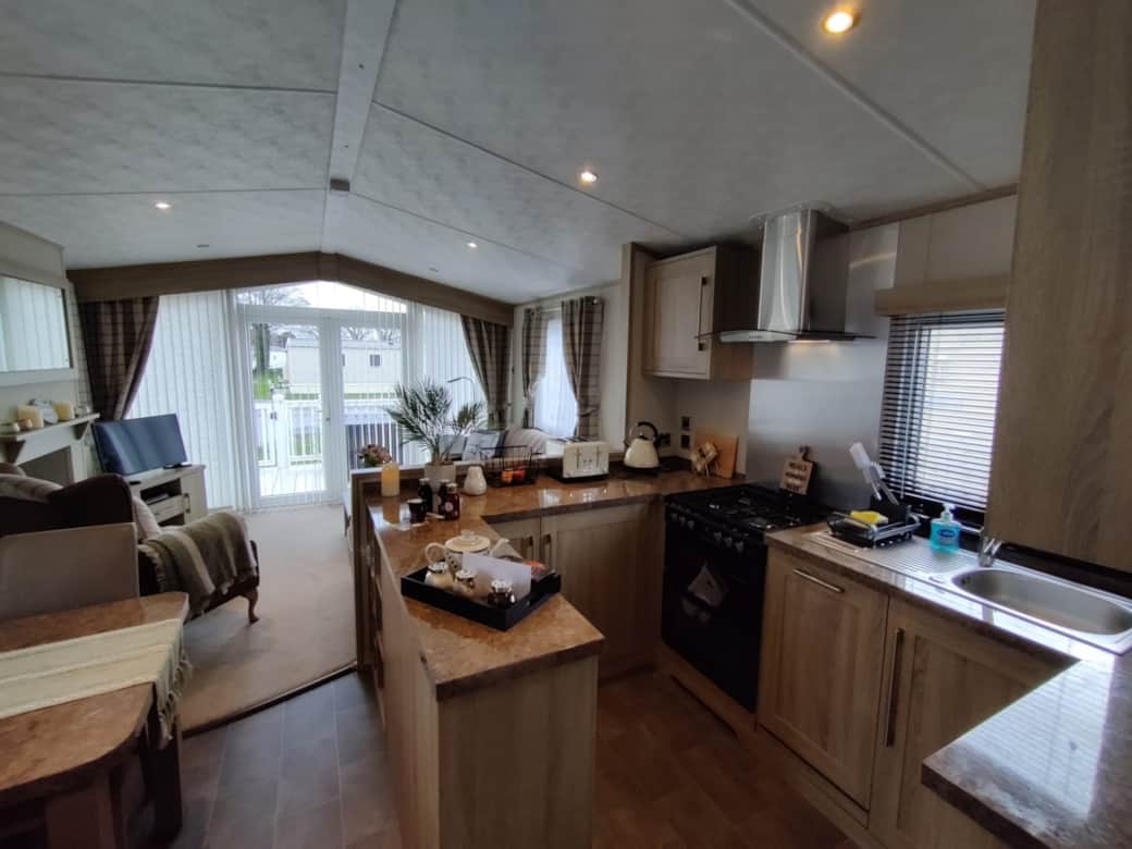 Kitchen and living room