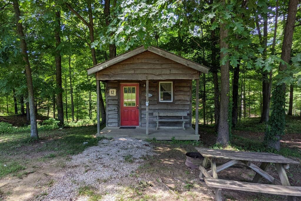 "Martin" Camping Cabin 12 Pet Friendly in Jackson Township