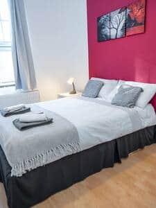 BEDROOM 2:  
- 1 Double bed
- Wardrobe
- 1 bedside table 
- Linen and towels included