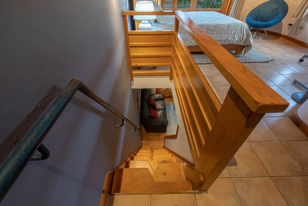 Steep stairs to bedroom Steep stairs to bedroom