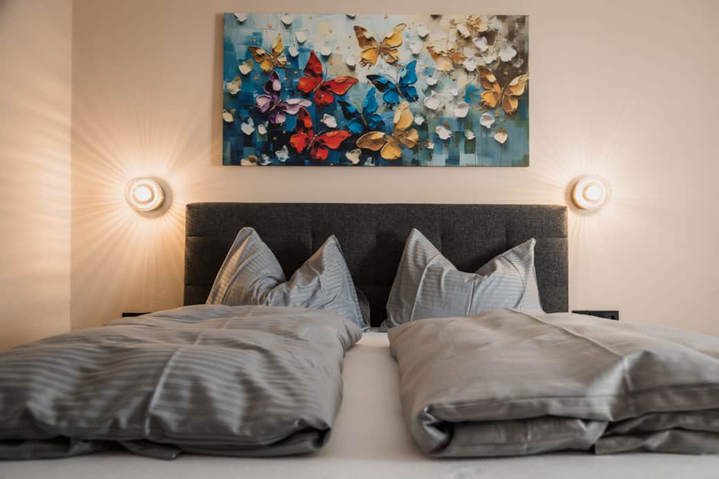 Gemütliches Doppelbett