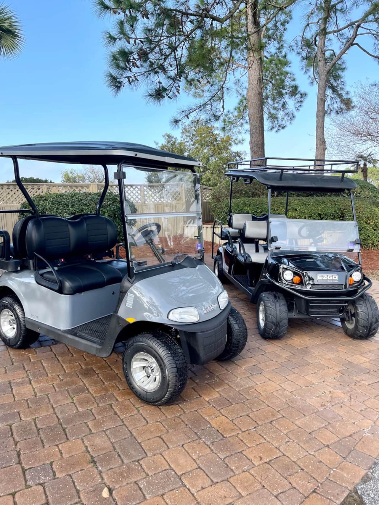 Two golf carts are included with your stay!
