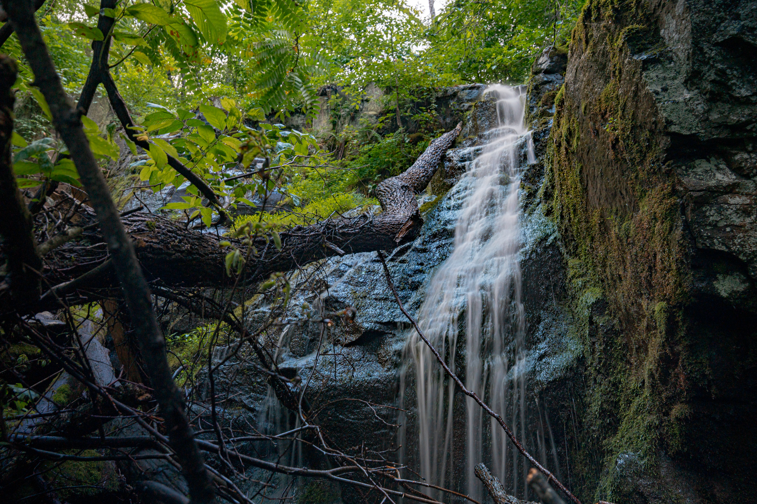 Ofter the waterfall is gushing! (but not always, depending on rainfall) 