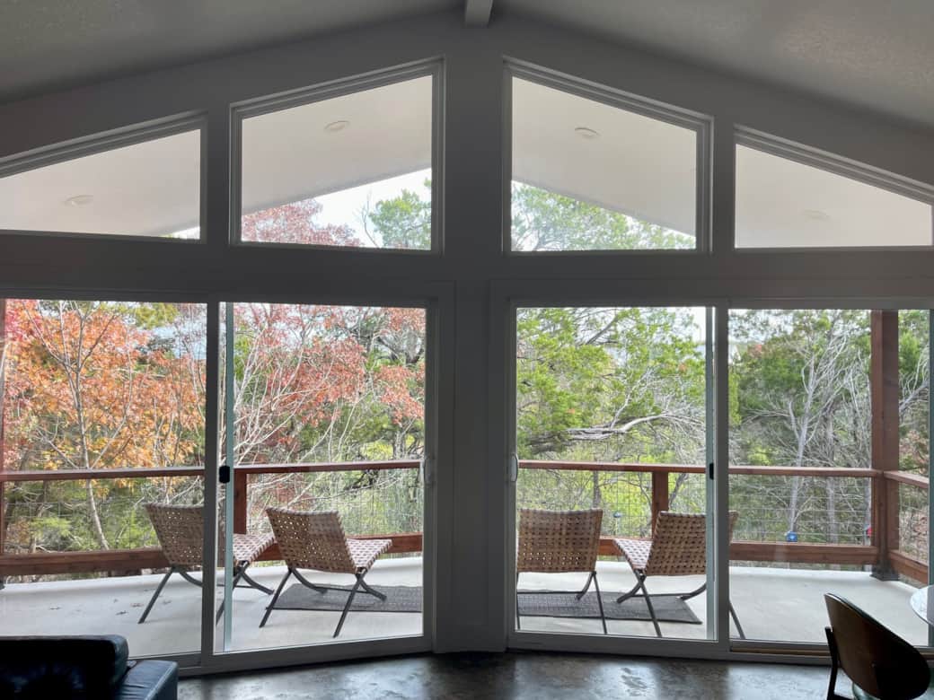 Tranquil cabin in the woods