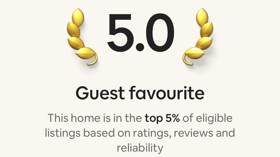 Guest Favourite - Top 5%