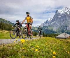 Mountain biking and e-mountain biking in Grindelwald