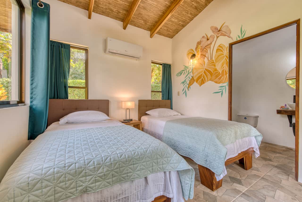 Tangerine Twin Beds
