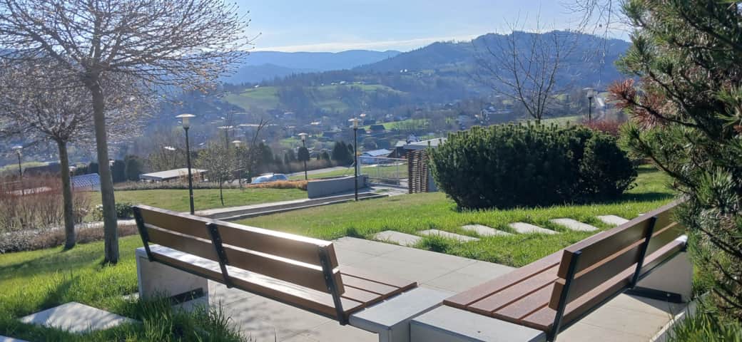 A scenic public garden A scenic public garden