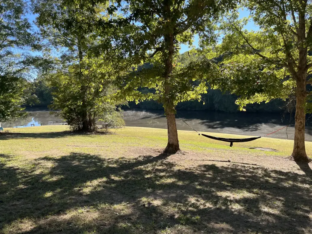 Easy hammock setup Easy hammock setup