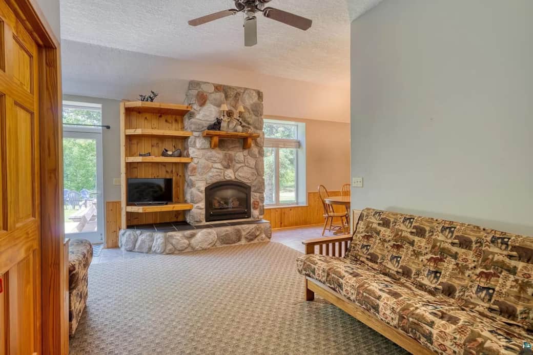 Gas Fireplace & Patio Door Gas Fireplace & Patio Door