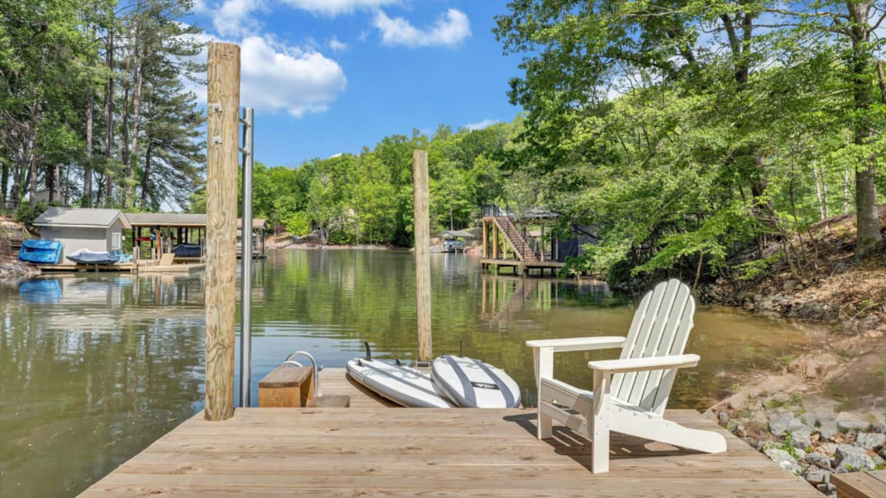 Private Dock with Swim Area