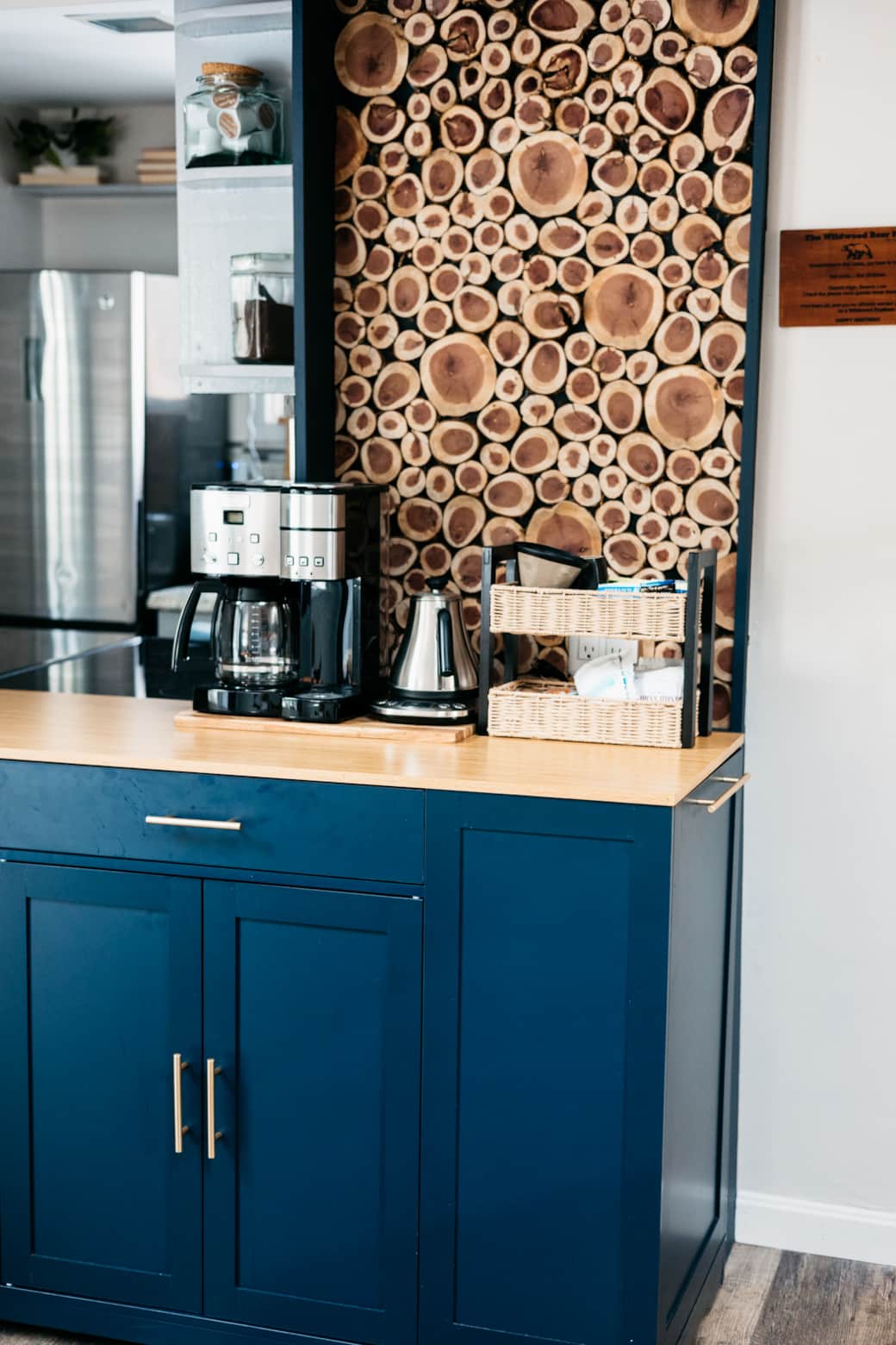 Rustic Coffee Bar with Drip Coffee, Kettle & Complimentary Coffee Station Rustic Coffee Bar with Drip Coffee, Kettle & Complimentary Coffee Station