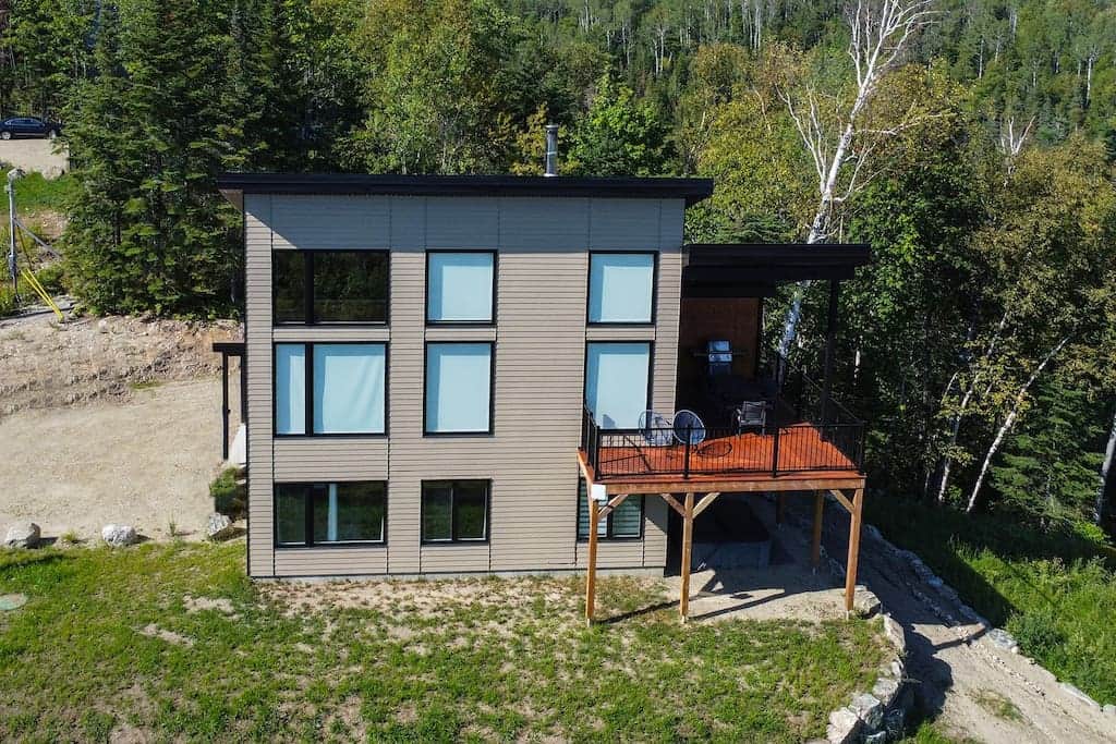 Vue extérieure de la maison