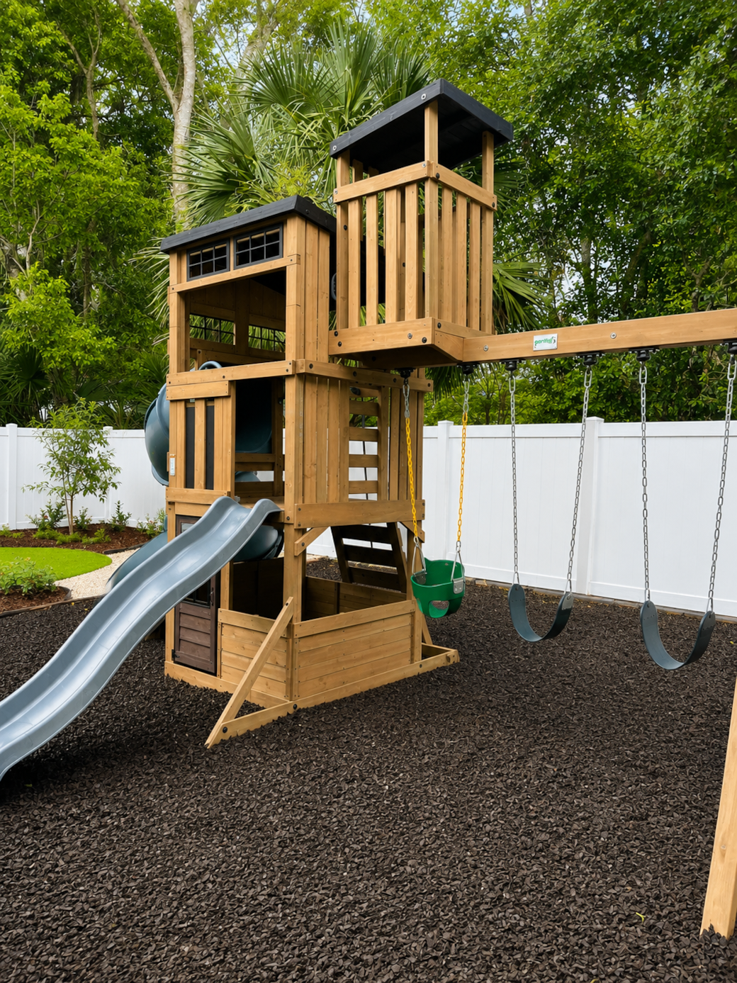 Playground and mini golf.