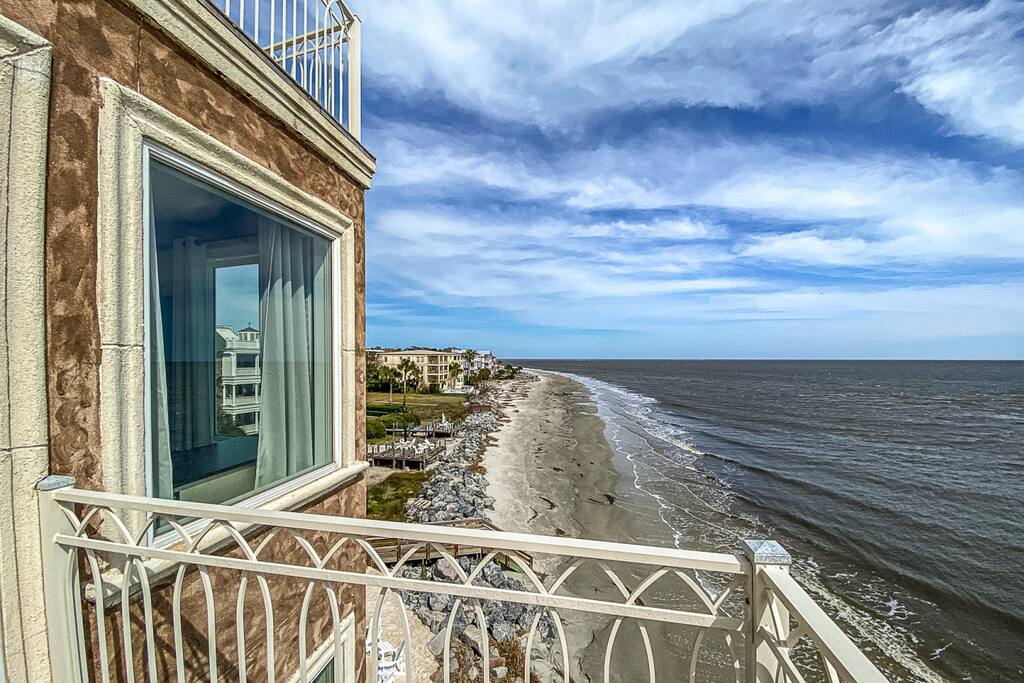 View from private master deck.