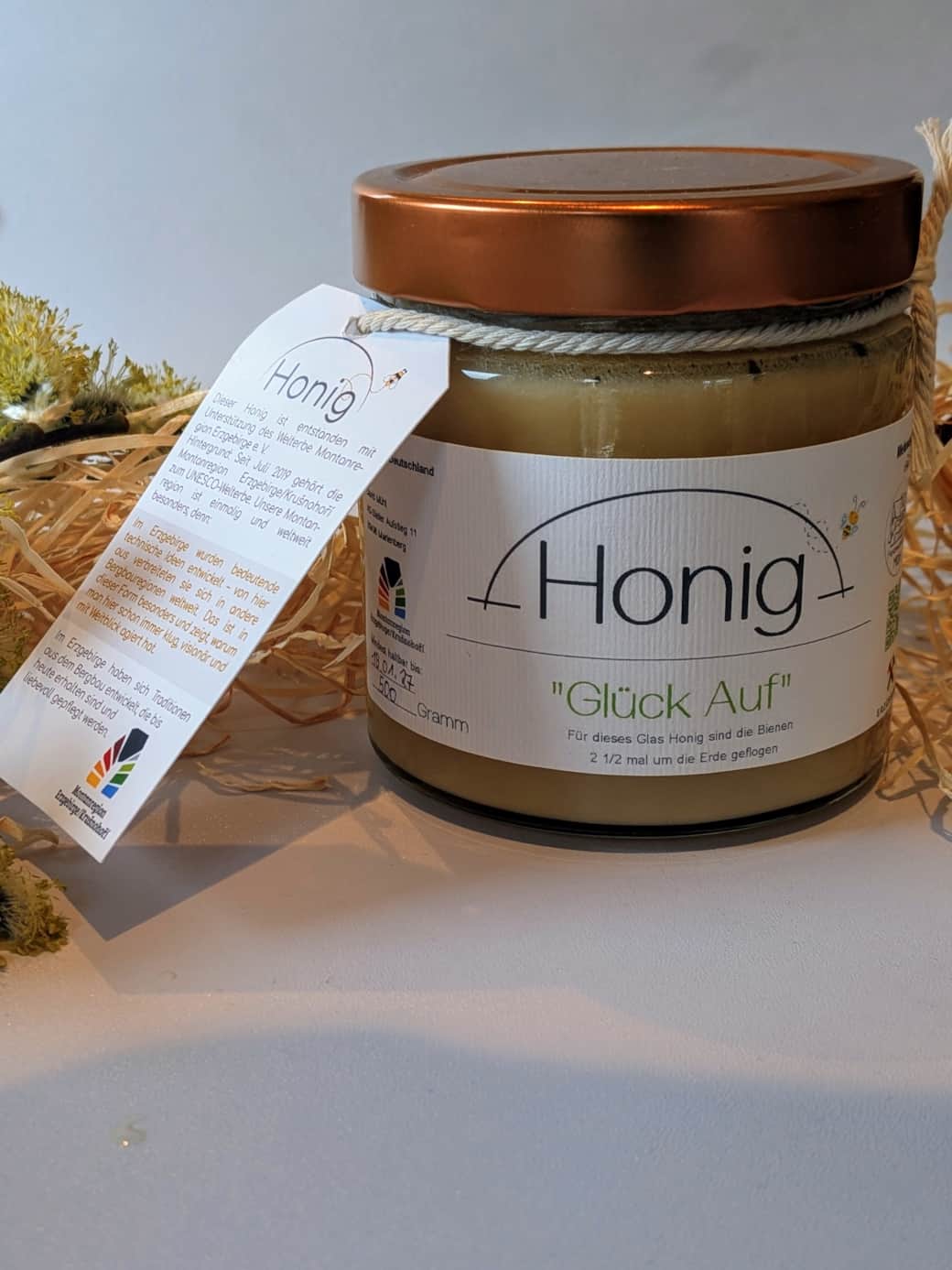 Honigglas der Ferienwohnung Mühl