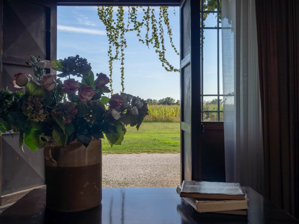 Torre - Vista dal soggiorno al piano terra