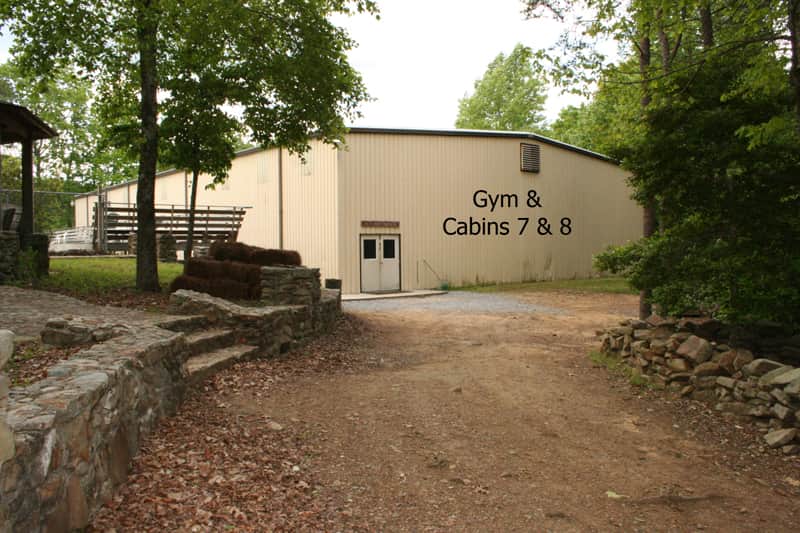 Gym with dorm rooms Gym with dorm rooms