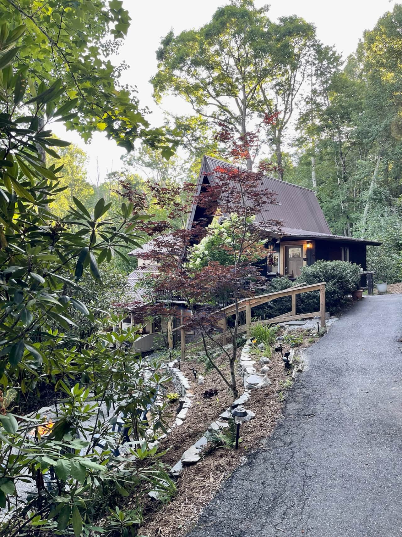 Linville A Frame Cabin Japanese Maple