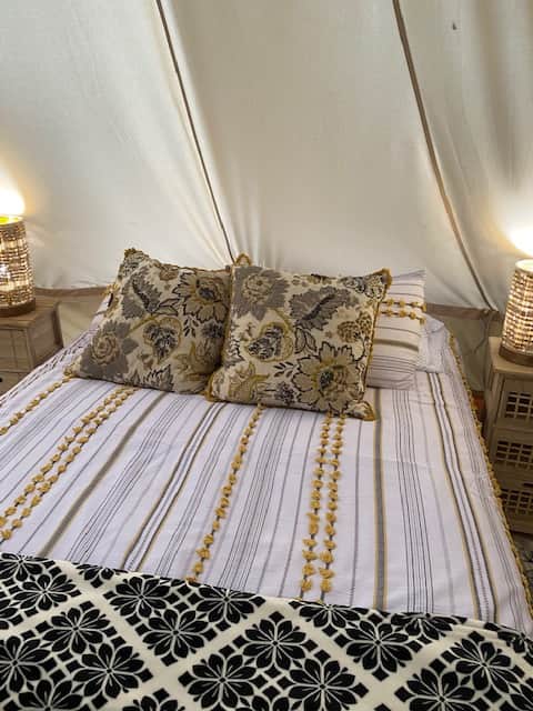Queen sized bed