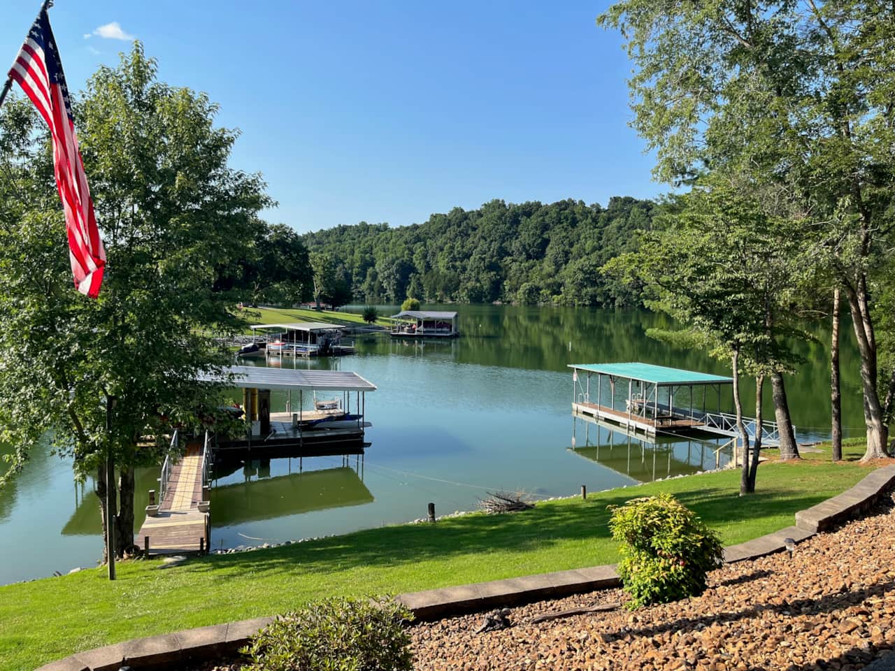 Start looking forward to a private dock & this view!