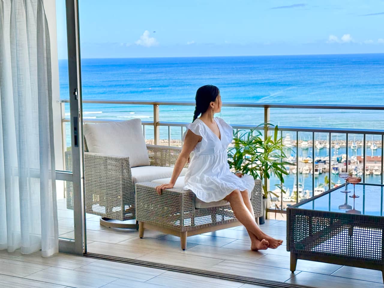 Stunning ocean views from the lanai.