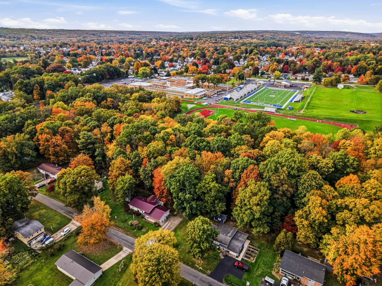 Greenville High School Aerial