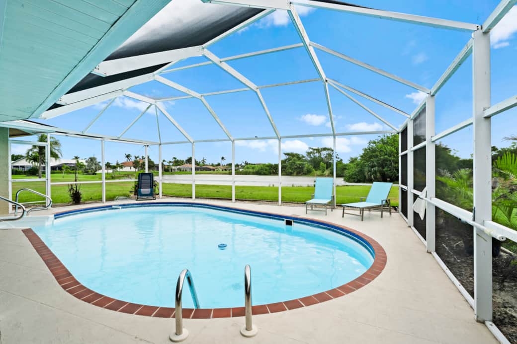 Pond View from Pool