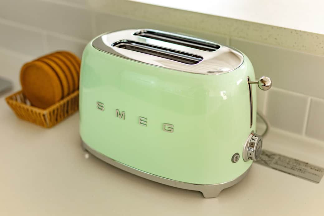 Smeg toaster designer beach kitchen