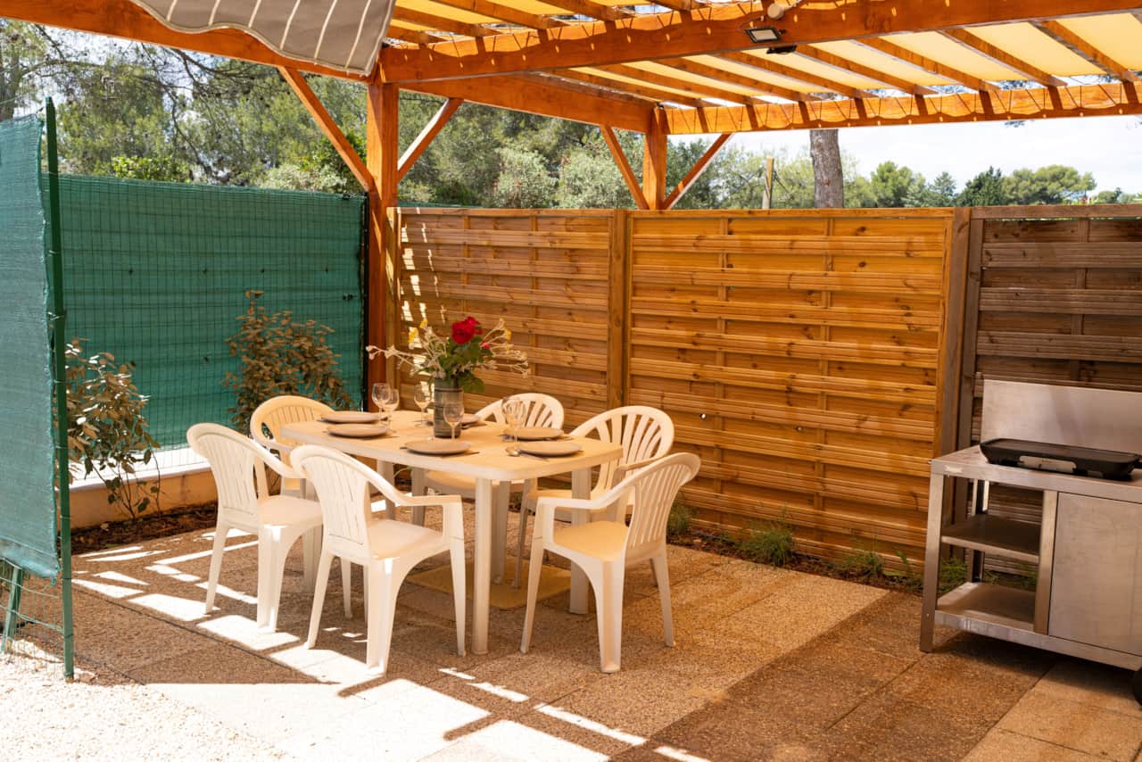 Terrasse ombragée