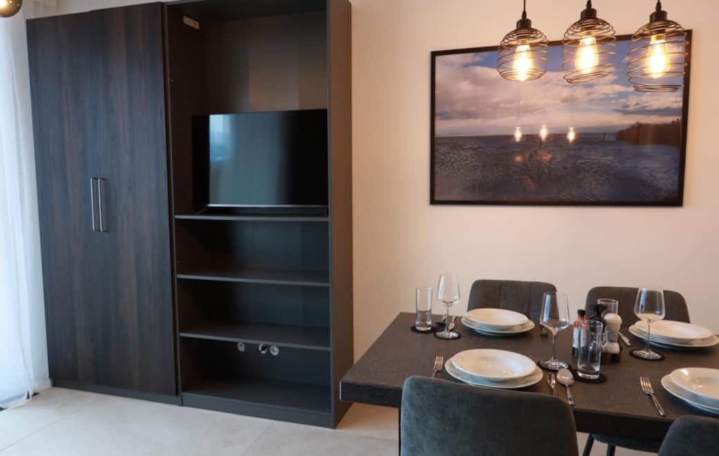 Wohn Essbereich 2 blaues Apartment Wohn Essbereich 2 blaues Apartment