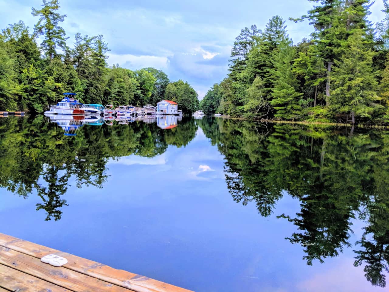 View from dock
