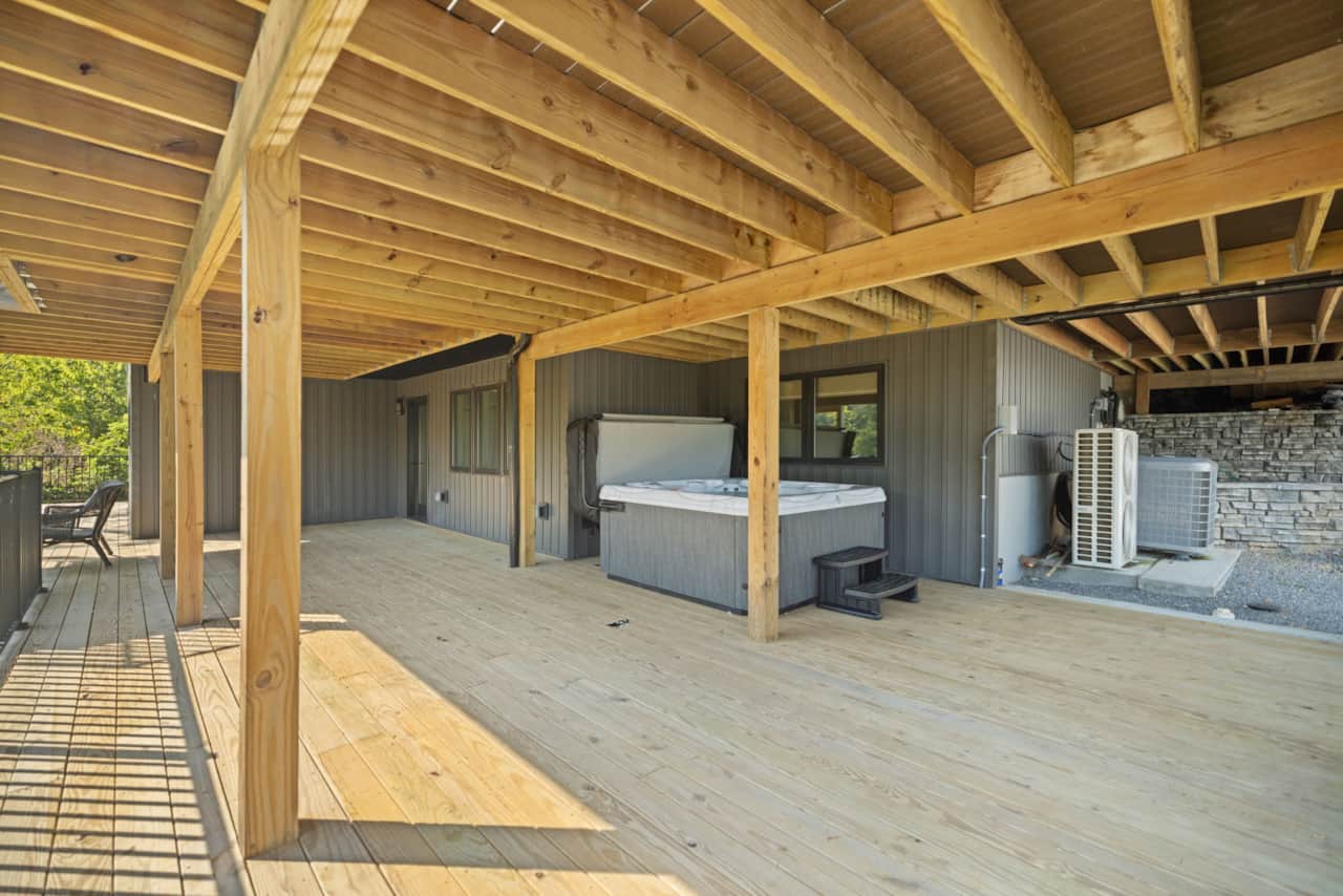 Lower Deck Hot Tub