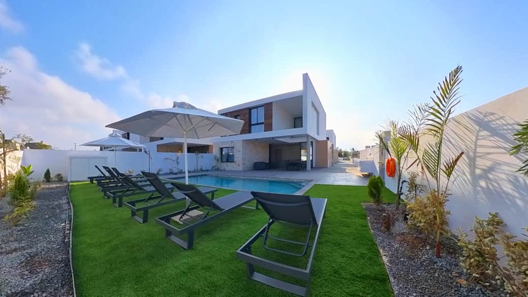 1 NBV Villas Ayia Napa Cyprus In The Sun Holidays Photograph Taken At 7am 6th August 2025