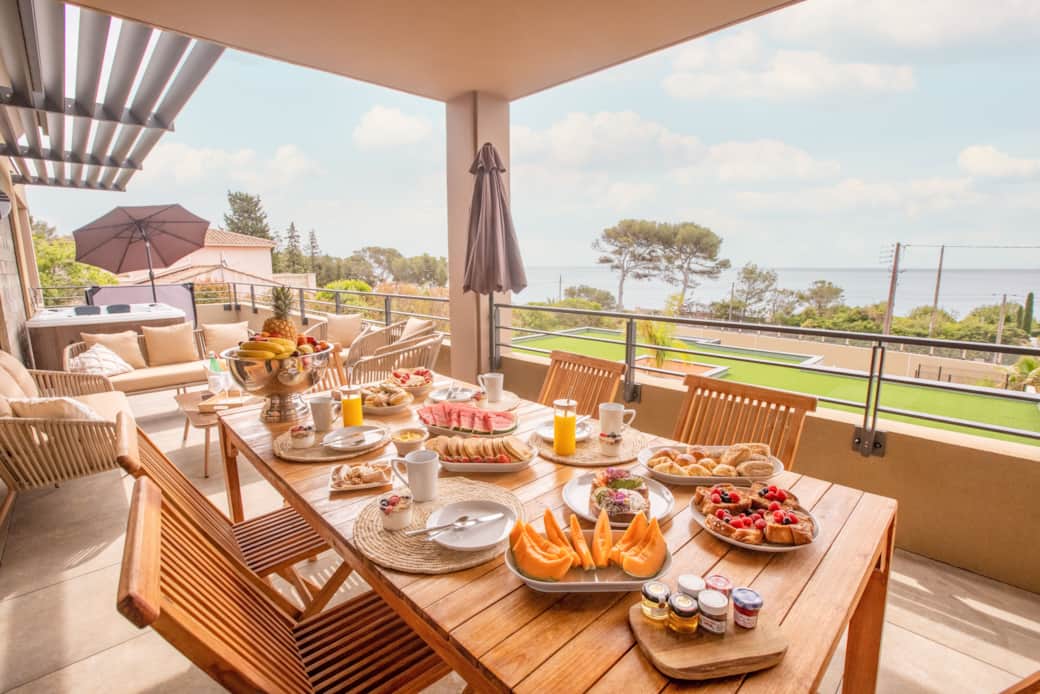 Vue salle à manger (vue mer)