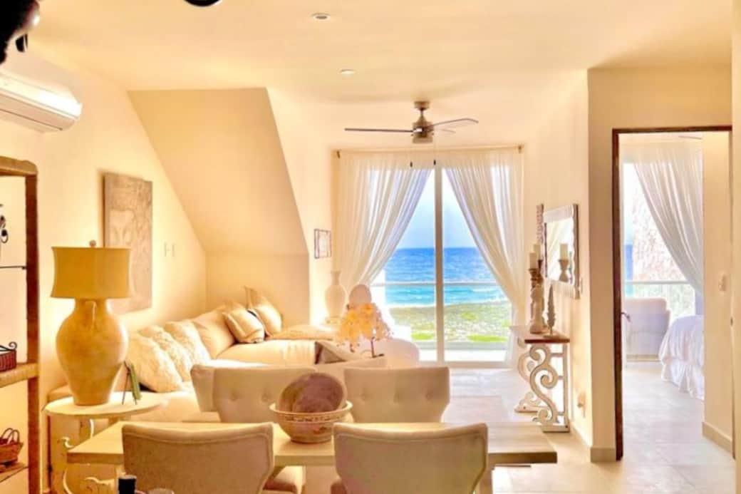 Indulge in awe-inspiring serenity with this captivating Caribbean Sea view