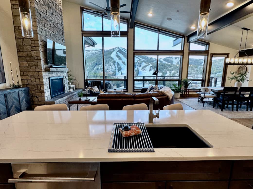 Resort views from kitchen!