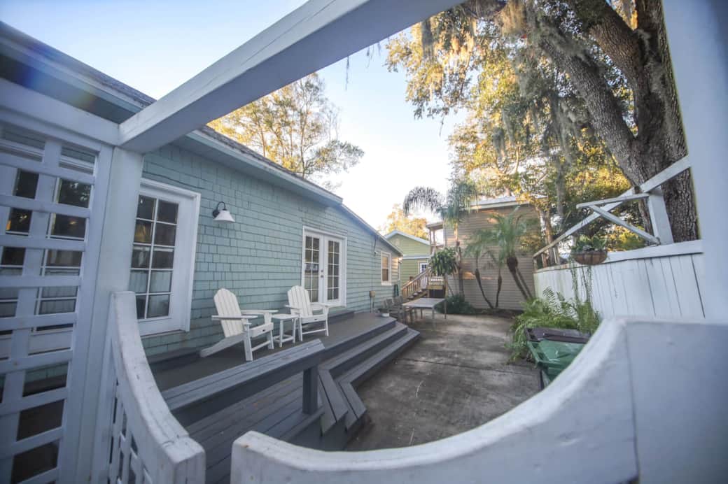 Back patio