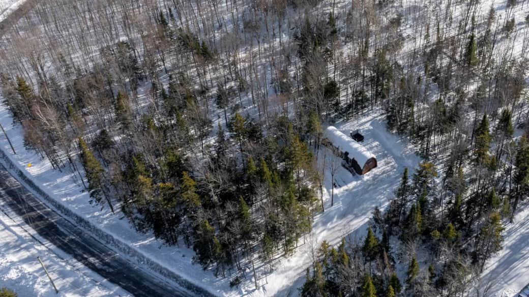 Ciel avec sentier fédéré